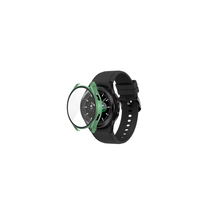 Watch 5 44mm Wall Camlı Kasa Ekran Koruyucu - Koyu Yeşil