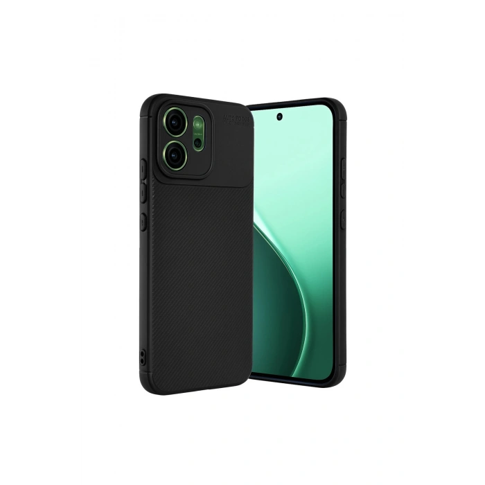 Oppo Reno 14f Auto Focus Karbon Kapak - Siyah