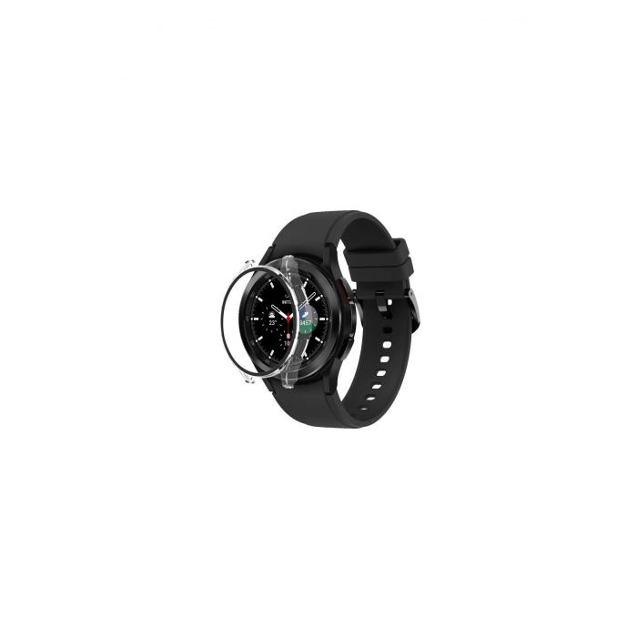 Watch 5 Pro 45mm Wall Camlı Kasa Ekran Koruyucu - Şeffaf