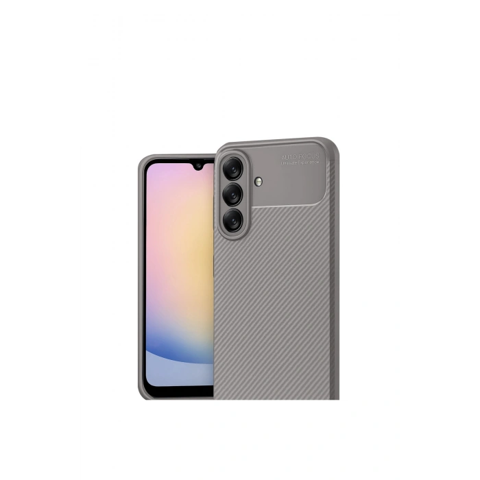 Samsung Galaxy A17 5g Auto Focus Karbon Kapak - Gri