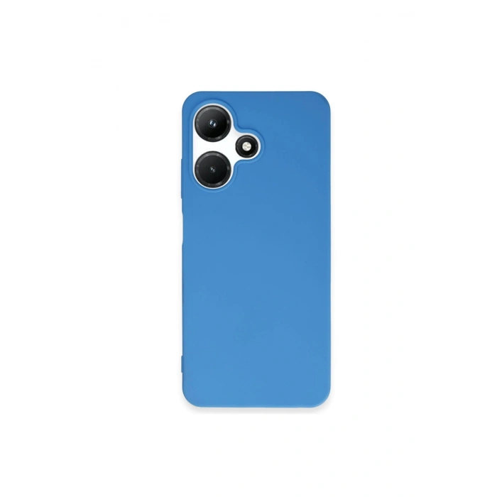 İnfinix Hot 30i Kılıf First Silikon - Mavi