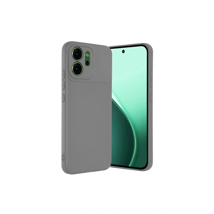 Oppo Reno 14f Auto Focus Karbon Kapak - Gri