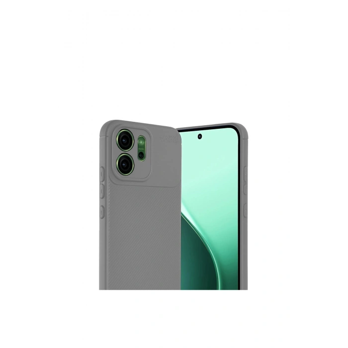 Oppo Reno 14f Auto Focus Karbon Kapak - Gri