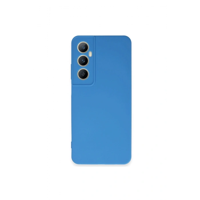 Realme C65 Kılıf First Silikon - Mavi