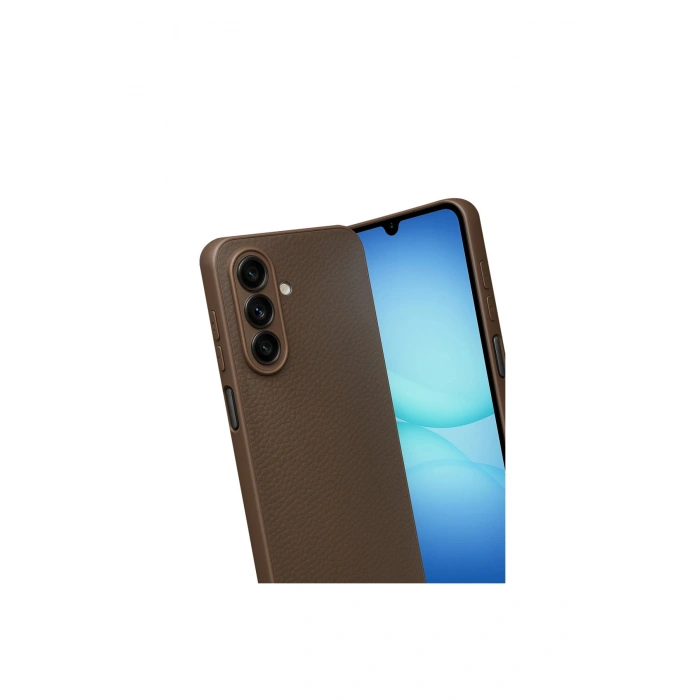 Samsung Galaxy A17 5g Thermax Silikon Kılıf - Kahverengi