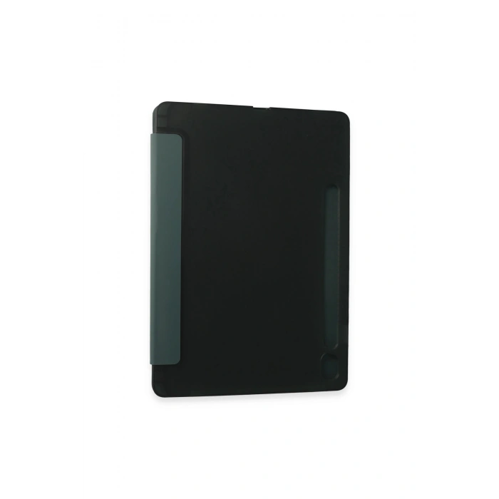 Samsung Galaxy T870 Tab S7 11 Kılıf Kalemlikli Mars Tablet Kılıfı - Koyu Yeşil