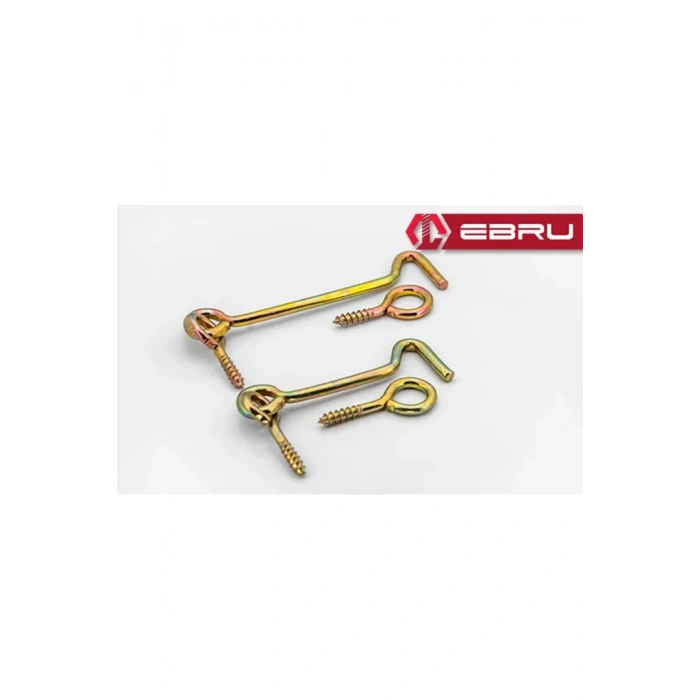 , Kapı Pencere Halkalı Çengel, Kanca Kilit 160 - 50 Adet