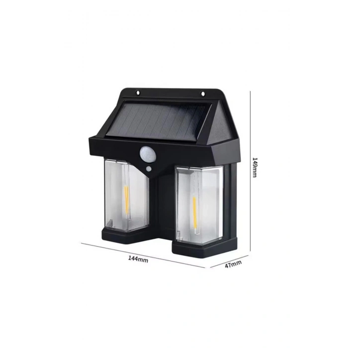 Fithome Or-228 Hareket Sensörlü Su Geçirmez Solar Bahçe Aydınlatma Duvar Lambası