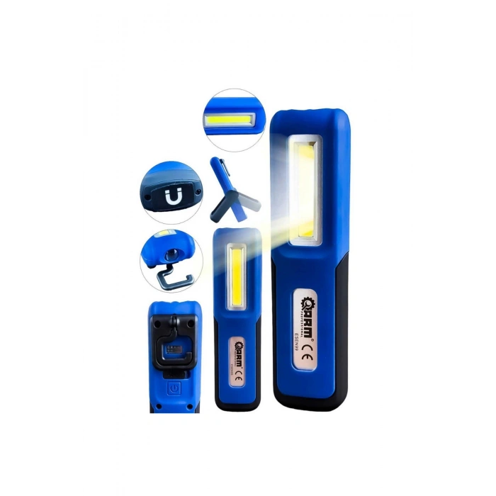 Arm 240 Lümen Özellikli Miknatıslı Şarjlı Tamirci Feneri