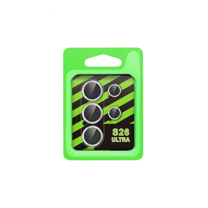 Samsung Galaxy S26 Ultra Raze Metal Kamera Lens - Gümüş