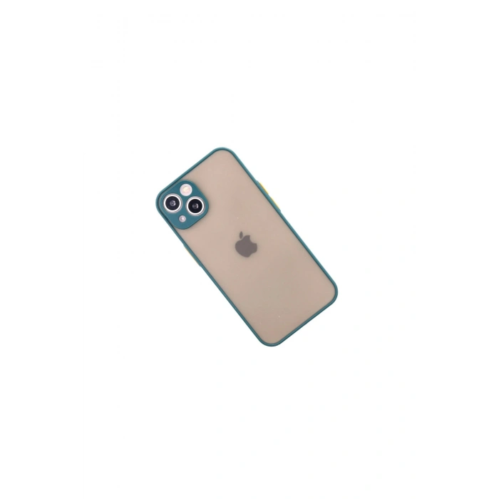 İphone 14 Kılıf Montreal Silikon Kapak - Yeşil