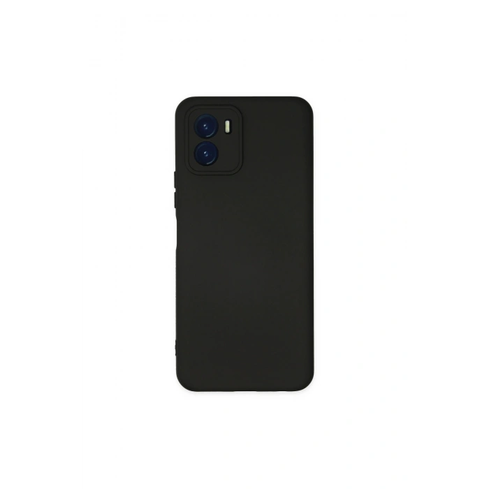 Vivo Y15s Kılıf Nano İçi Kadife Silikon - Siyah