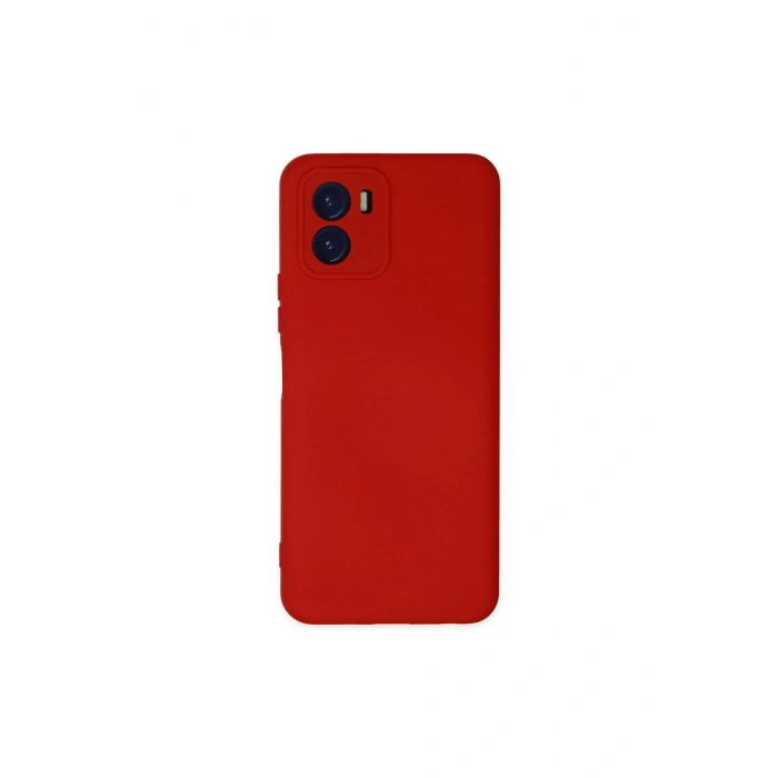 Vivo Y15s Kılıf Nano İçi Kadife Silikon - Kırmızı