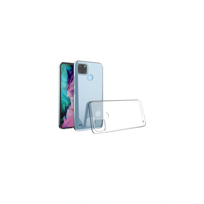 Realme C25y Kılıf Lüx Şeffaf Silikon