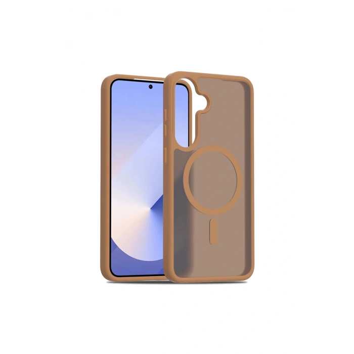 Joko Samsung Galaxy S25 Jota Magsafe Kapak - Çöl Titanyum