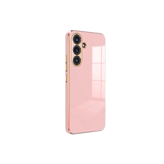 Samsung Galaxy S25 Kılıf Volet Silikon - Pembe