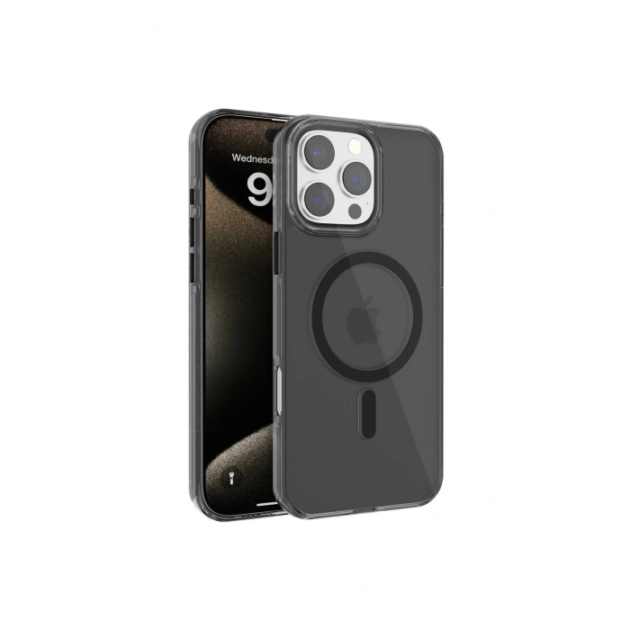 Joko İphone 16 Pro Max Gleam Pc Sert Magsafe Kılıf - Siyah