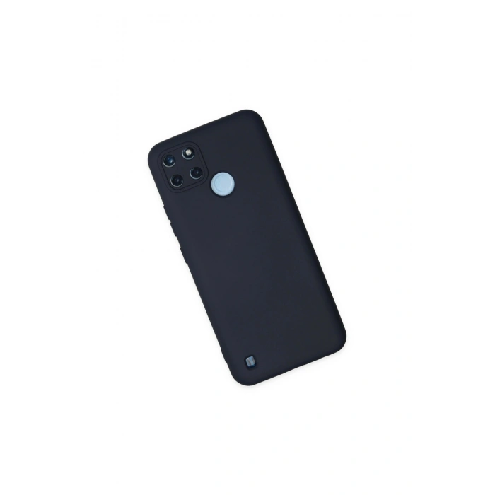 Realme C25y Kılıf Nano İçi Kadife Silikon - Lacivert