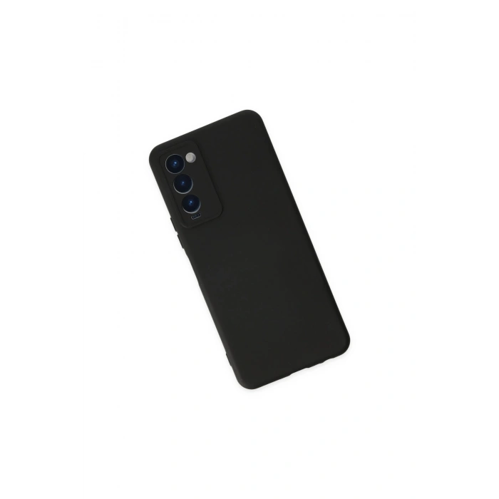 Tecno Camon 18 Kılıf Nano İçi Kadife Silikon - Siyah