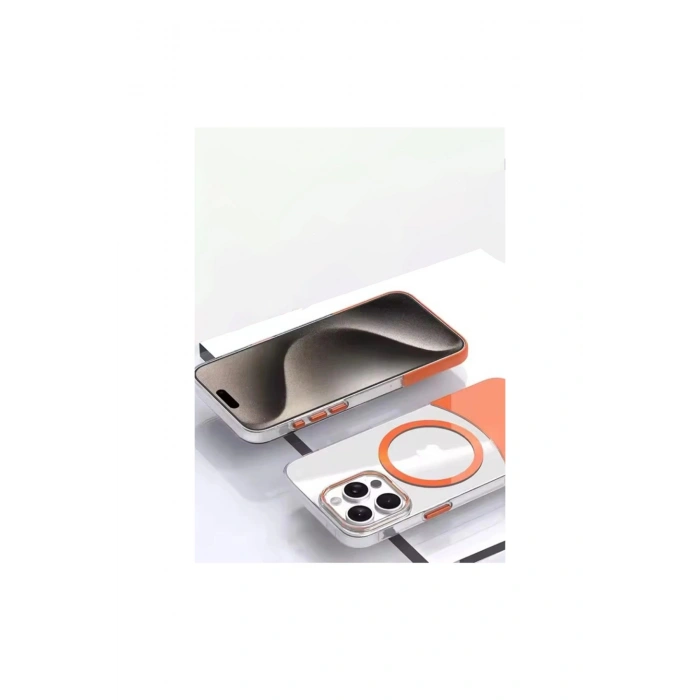 Joko İphone 15 Pro Pc Suit Magsafe Kapak - Turuncu