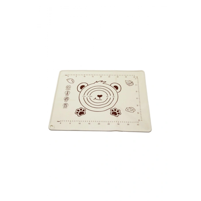 DİKDÖRTGEN 40X50CM RENKLİ SİLİKON HAMUR MATI ÖLÇEK ÇİZİMLİ 240GR (5324)