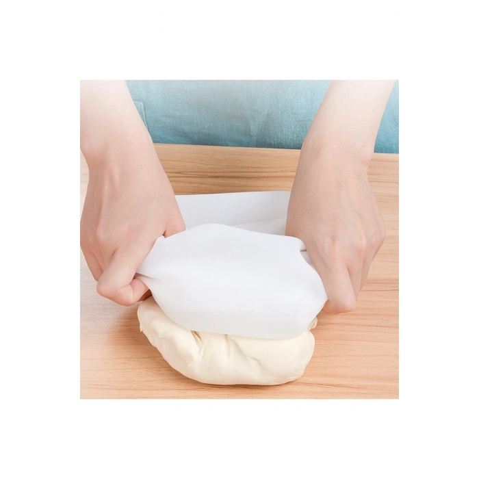 Orta Hamur Torbası Silikon Şeffaf Hamur Yoğurma Torbası Ekmek Makarna Mantı Hamuru Kolay Yoğurma (53