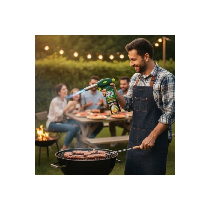 Outdoor Kamp, Piknik ve Tamir İşleri İçin Kamp Gazı Seti – Taşınabilir Pürmüz Alev Tabancası ve Yüks