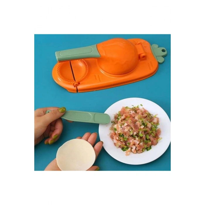 Havuç Tasarımlı Şık Pratik Börek Mantı Hamuru Presleme Börek Yapma Kalıbı (5324)