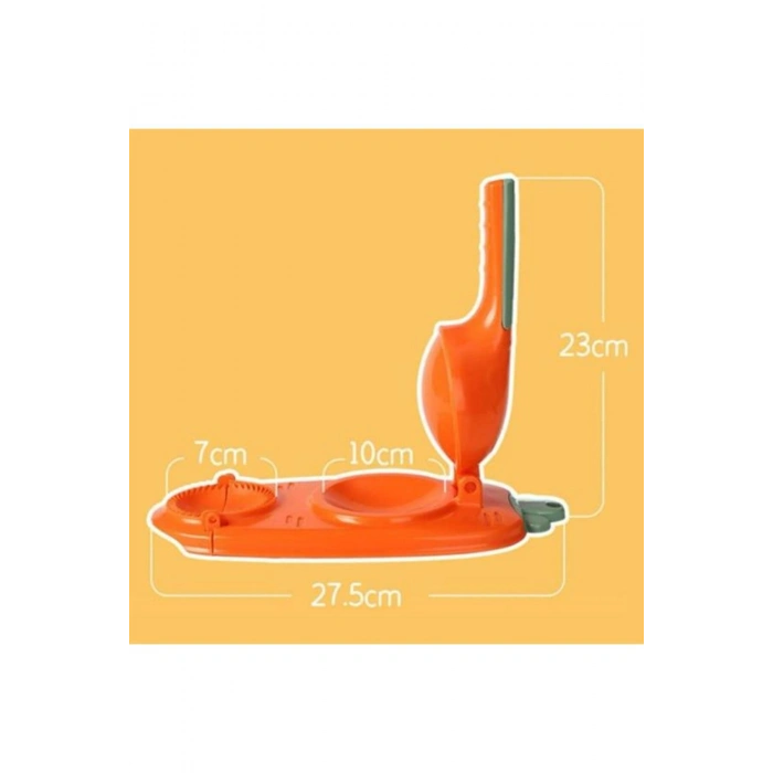 Havuç Tasarımlı Şık Pratik Börek Mantı Hamuru Presleme Börek Yapma Kalıbı (5324)