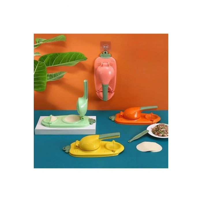 Havuç Tasarımlı Şık Pratik Börek Mantı Hamuru Presleme Börek Yapma Kalıbı (5324)