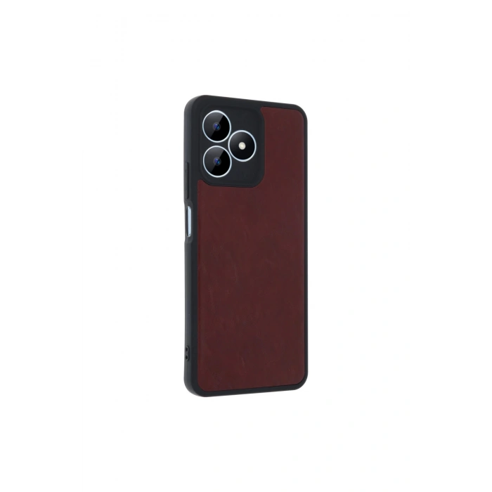 Realme Note 50 4g Kılıf Aras Deri Kapak - Bordo