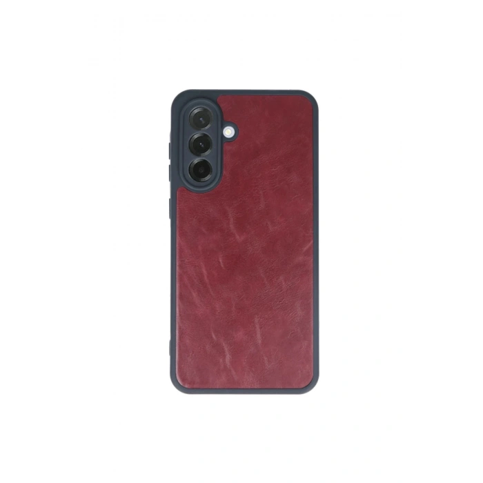 Samsung Galaxy A15 4g Kılıf Aras Deri Kapak - Bordo