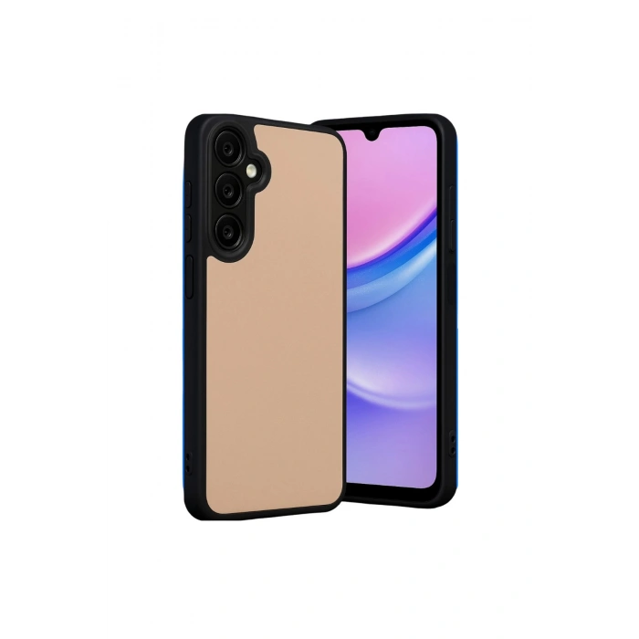 Samsung Galaxy A26 Kılıf Aras Deri Kapak - Pudra