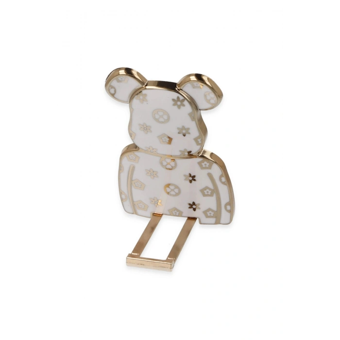 Astro Stand Ayıcık Desenli - Beyaz