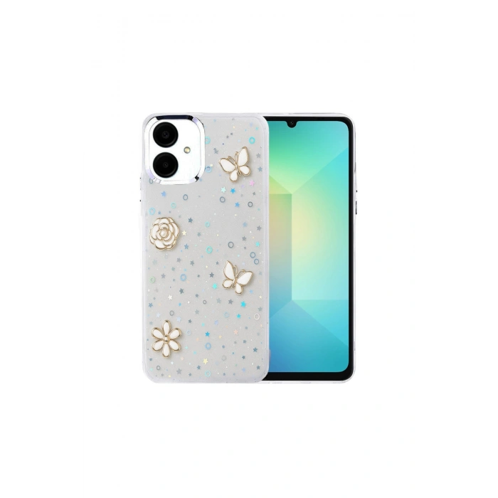 Samsung Galaxy A06 Fiyonk Desenli Kapak - Desen 10