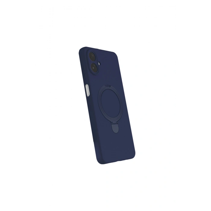 Samsung Galaxy A07 4g Regal Magsafe Standlı Kapak - Lacivert