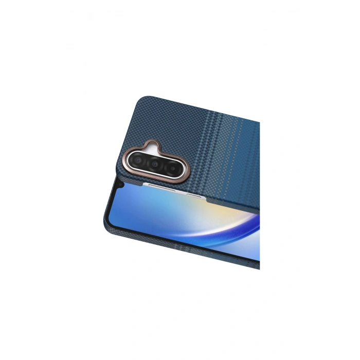 Samsung Galaxy A17 5g Vega Magsafe Kapak - Mavi