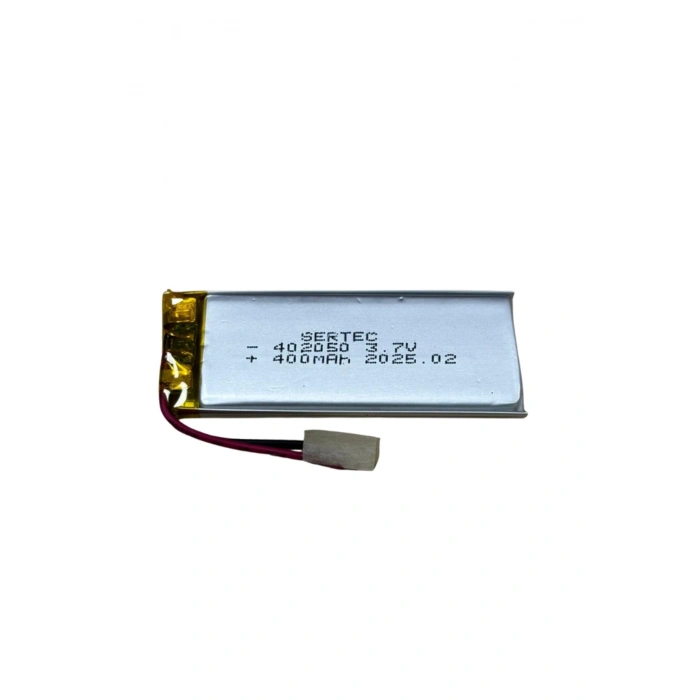 Sertec 402050 3.7v 400mah Li-polymer Pil (devreli/1.5a)