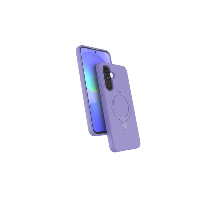 Samsung Galaxy A36 Regal Magsafe Standlı Kapak - Lila