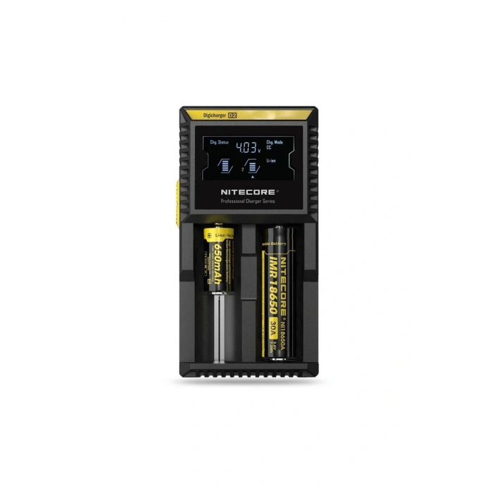 Nitecore D2 Digi Charger Li-ion / Nı-cd / Nı-mh / Lifepo4 Dijital Pil Şarj Cihazı