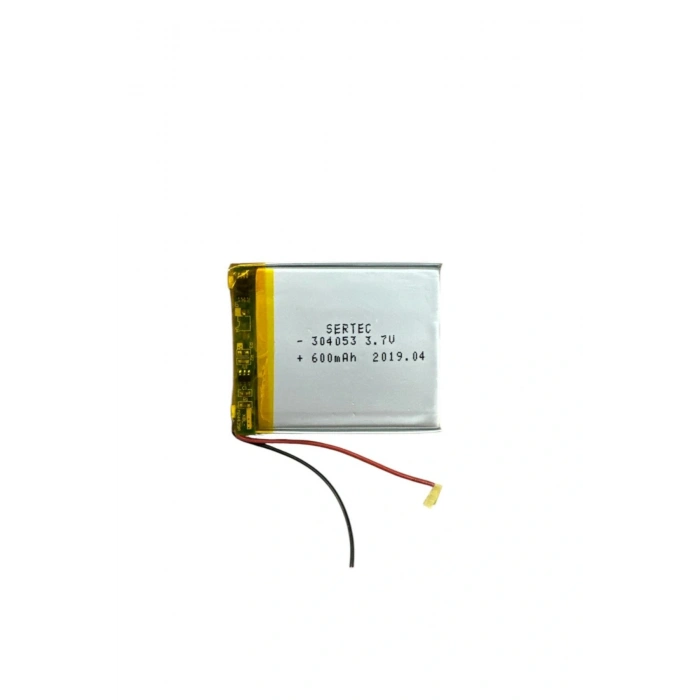 Sertec 304053 3.7v 600 Mah Li-polymer Pil (devreli/1.5a)