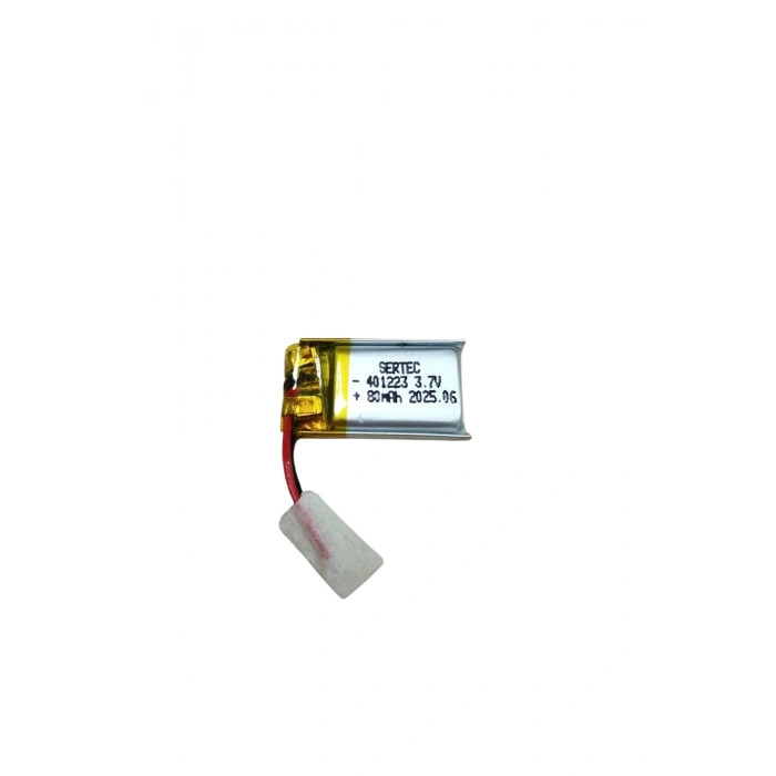 Sertec 401223 3.7v 80 Mah Li-polymer Pil (devreli/1.5a)