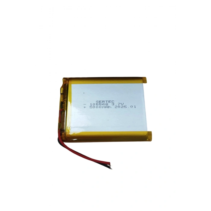 Sertec 105568 3.7v 5000 Mah Li-polymer Pil (devreli/1.5a)