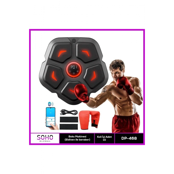 Boks Makinesi Eldiven İle Beraber