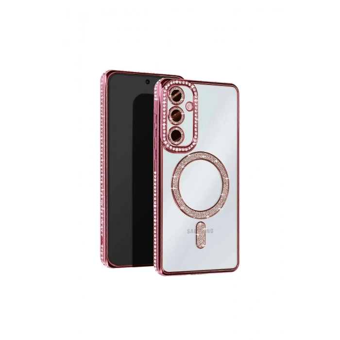 Samsung Galaxy S23 Fe Joke Simli Magneticsafe Kılıf - Pembe