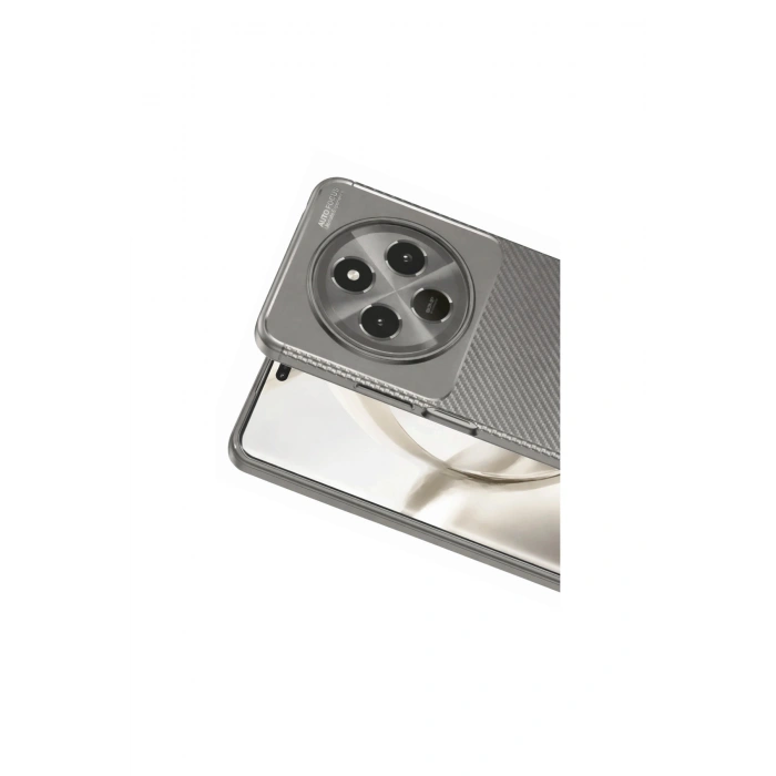 Tecno Spark 30c Kılıf Auto Focus Karbon Kapak - Gri
