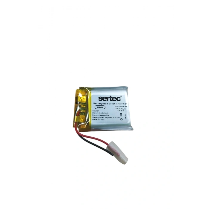 Sertec 602425 3.7v 300mah Li-polymer Pil (devreli/1.5a)