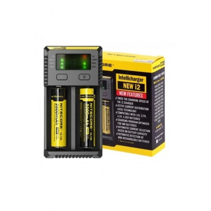 Nitecore New İ2 İntelli Charger Li-ion / Nı-cd / Nı-mh Pil Şarj Cihazı