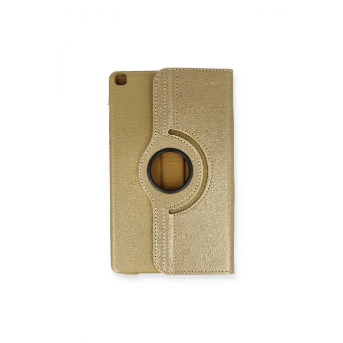 Samsung Galaxy Tab A9 Plus Kılıf 360 Tablet Deri Kılıf - Gold