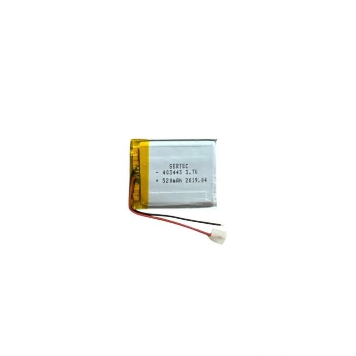 Sertec 403443 3.7v 520 Mah Li-polymer Pil (devreli/1.5a)